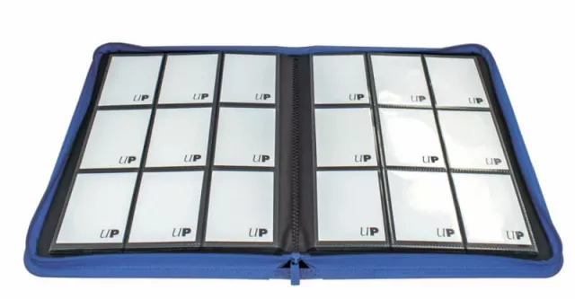 Album na karty Ultra PRO - Vivid 9-Pocket Zippered PRO-Binder - Blue (360 kariet)