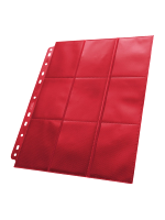 Stránka do albumu Ultimate Guard - Side Loaded 18-Pocket Pages Red (1 ks)