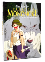 Kniha Ghibli - The Art of Princess Mononoke (poškodený obal)