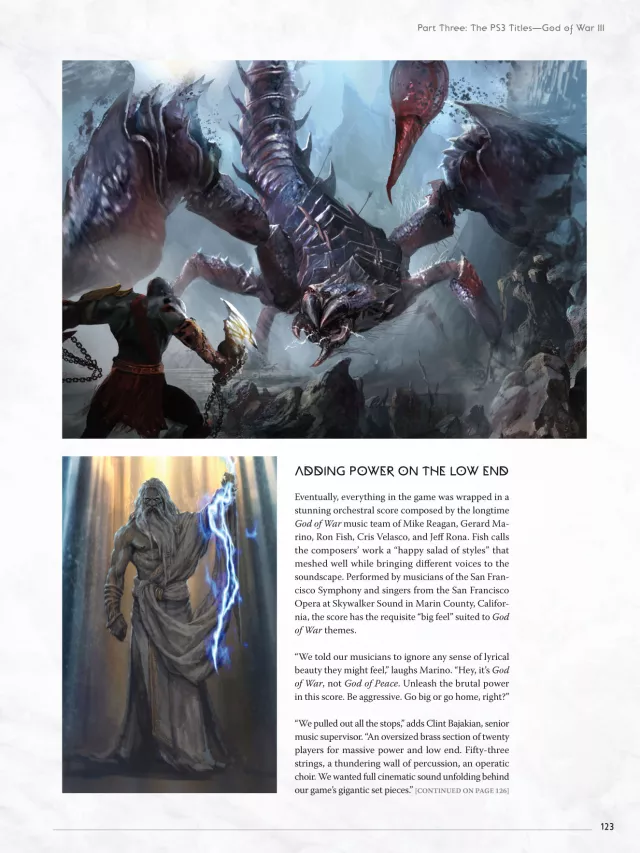 Kniha The Art of God of War - 20th Anniversary Retrospective - Artbook