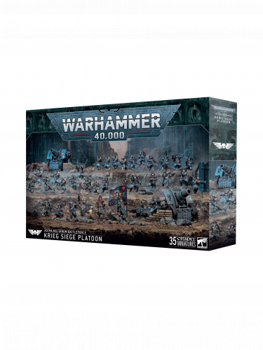 W40k: Battleforce: Astra Militarum - Krieg Siege Platoon (35 figúrok)