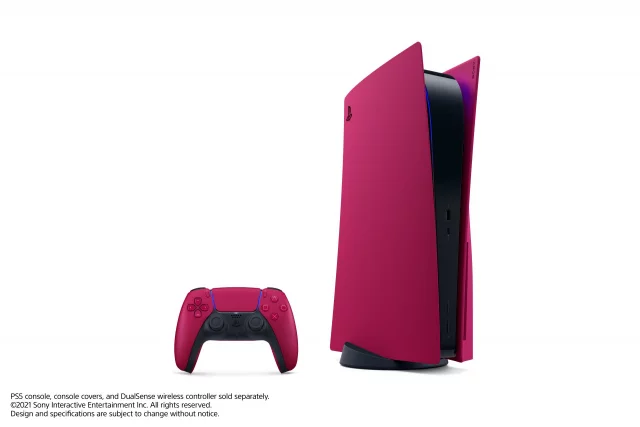 Kryt na konzolu PlayStation 5 - Cosmic Red 