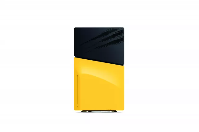 Kryt na konzolu PlayStation 5 Slim - Marvel’s Wolverine Battle Yellow Limited Edition - Príslušenstvo
