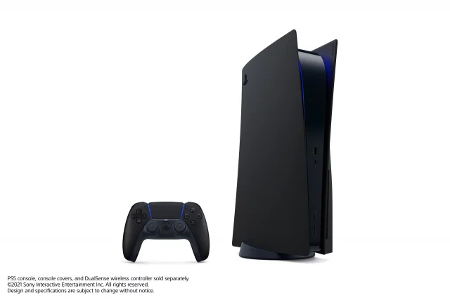 Kryt na konzolu PlayStation 5 - Midnight Black