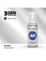 Základná farba AK 3Gen (Aluminium - Metallic) - farba hliníka