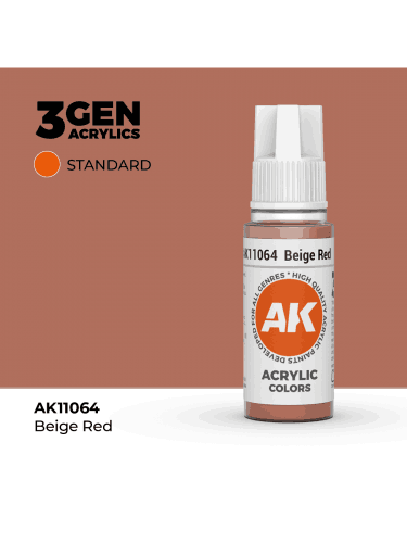 Základná farba AK 3Gen (Beige Red - Acrylic) - béžovo červená