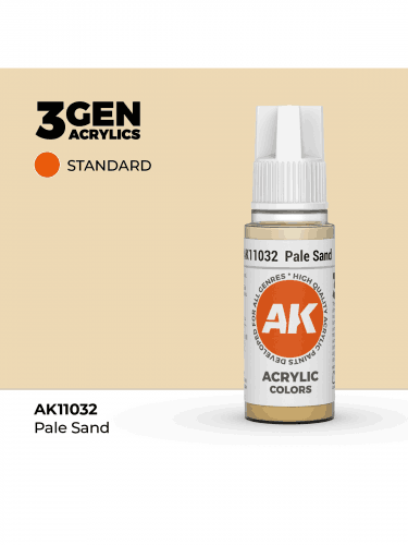 Základná farba AK 3Gen (Pale Sand - Acrylic) - bledo piesková