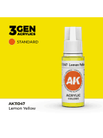 Základná farba AK 3Gen (Lemon Yellow - Acrylic) - citrónovo žltá