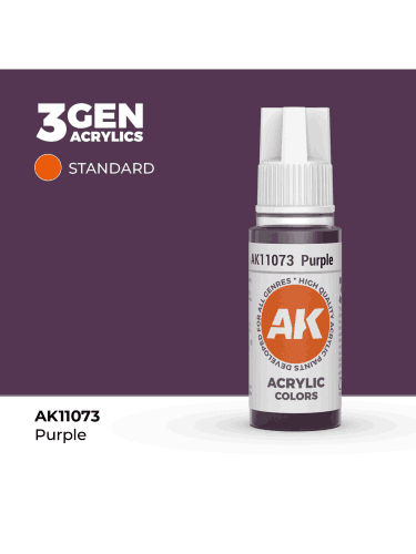 Základná farba AK 3Gen (Purple - Acrylic) - fialová