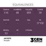 Základná farba AK 3Gen (Purple - Acrylic) - fialová - AK-Interactive