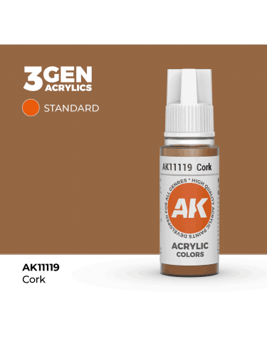 Základná farba AK 3Gen (Cork - Acrylic) - korková