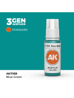Základná farba AK 3Gen (Blue-Green - Acrylic) - modro-zelená