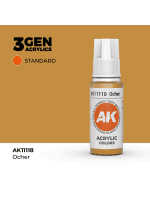 Základná farba AK 3Gen (Ocher - Acrylic) - okrová