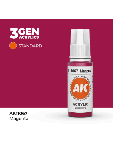 Základná farba AK 3Gen (Magenta - Acrylic) - purpurová