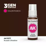 Základná farba AK 3Gen (Russet Shadow - Punch) - hrdzavý tieň - AK-Interactive