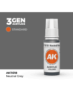 Základná farba AK 3Gen (Neutral Grey - Acrylic) - sivá