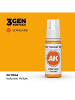 Základná farba AK 3Gen (Volcanic Yellow - Acrylic) - sopečne žltá