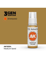 Základná farba AK 3Gen (Medium Sand - Acrylic) - stredne piesková