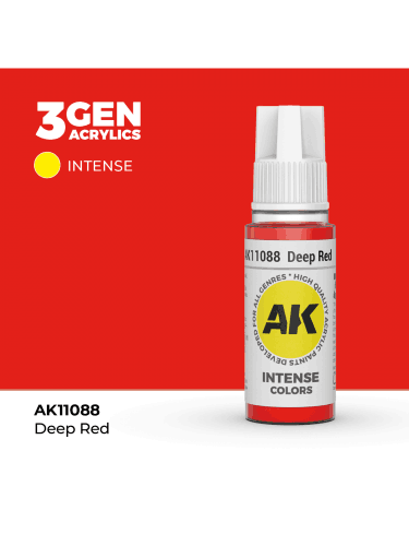 Základná farba AK 3Gen (Deep Red - Intense) - sýto červená