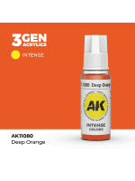 Základná farba AK 3Gen (Deep Orange - Intense) - sýtooranžová
