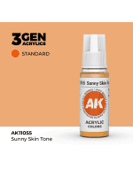 Základná farba AK 3Gen (Sunny Skin Tone - Acrylic) - teplý odtieň pleti