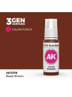 Základná farba AK 3Gen (Beast Brown - Punch) - tmavohnedá