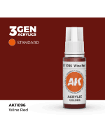 Základná farba AK 3Gen (Wine Red - Acrylic) - vínovo červená