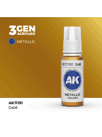 Základná farba AK 3Gen (Gold - Metallic) - zlatá