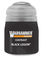 Warhammer Colour Contrast Paint (Black Legion) - kontrastná farba - čierna