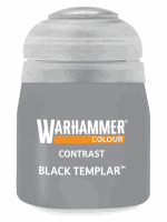 Warhammer Colour Contrast Paint (Black Templar) - kontrastná farba - čierna