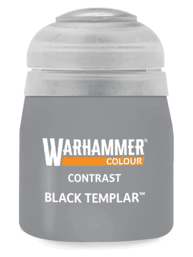 Warhammer Colour Contrast Paint (Black Templar) - kontrastná farba - čierna