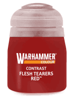 Warhammer Colour Contrast Paint (Flesh Tearers Red) - kontrastná farba - červená