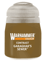 Warhammer Colour Contrast Paint (Garaghak's Sewer) - kontrastná farba - hnedá