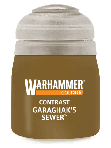 Warhammer Colour Contrast Paint (Garaghak's Sewer) - kontrastná farba - hnedá