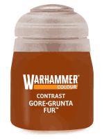 Warhammer Colour Contrast Paint (Gore-grunta Fur) - kontrastná farba - hnedá