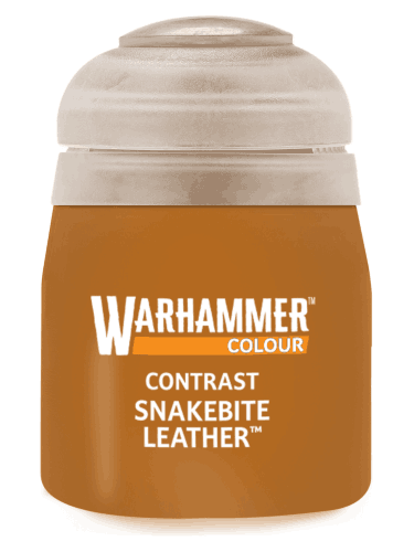 Warhammer Colour Contrast Paint (Snakebite Leather) - kontrastná farba - hnedá