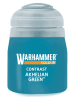 Warhammer Colour Contrast Paint (Akhelian Green) - kontrastná farba - modrá