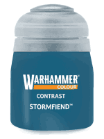 Warhammer Colour Contrast Paint (Stormfiend) - kontrastná farba - modrá 