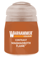 Warhammer Colour Contrast Paint (Magmadroth Flame) - kontrastná farba - oranžová