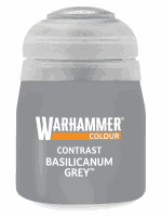 Warhammer Colour Contrast Paint (Basilicanum Grey) - kontrastná farba - šedá