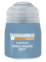 Warhammer Colour Contrast Paint (Space Wolves Grey) - kontrastná farba - šedá