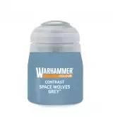 Warhammer Colour Contrast Paint (Space Wolves Grey) - kontrastná farba - šedá