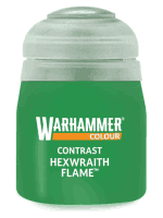 Warhammer Colour Contrast Paint (Hexwraith Flame) - kontrastná farba - zelená 2022