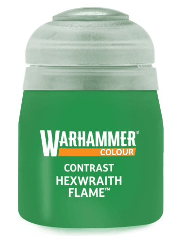 Warhammer Colour Contrast Paint (Hexwraith Flame) - kontrastná farba - zelená 2022