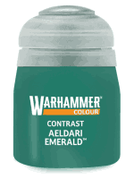 Warhammer Colour Contrast Paint (Aeldari Emerald) - kontrastná farba - zelená 