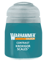 Warhammer Colour Contrast Paint (Kroxigor Scales) - kontrastná farba - zelená 
