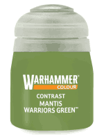 Warhammer Colour Contrast Paint (Mantis Warriors Green) - kontrastná farba - zelená