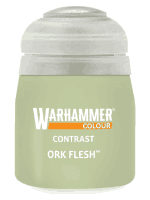 Warhammer Colour Contrast Paint (Ork Flesh) - kontrastná farba - zelená