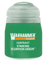Warhammer Colour Contrast Paint (Striking Scorpion Green) - kontrastná farba - zelená