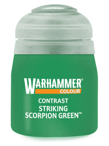 Warhammer Colour Contrast Paint (Striking Scorpion Green) - kontrastná farba - zelená